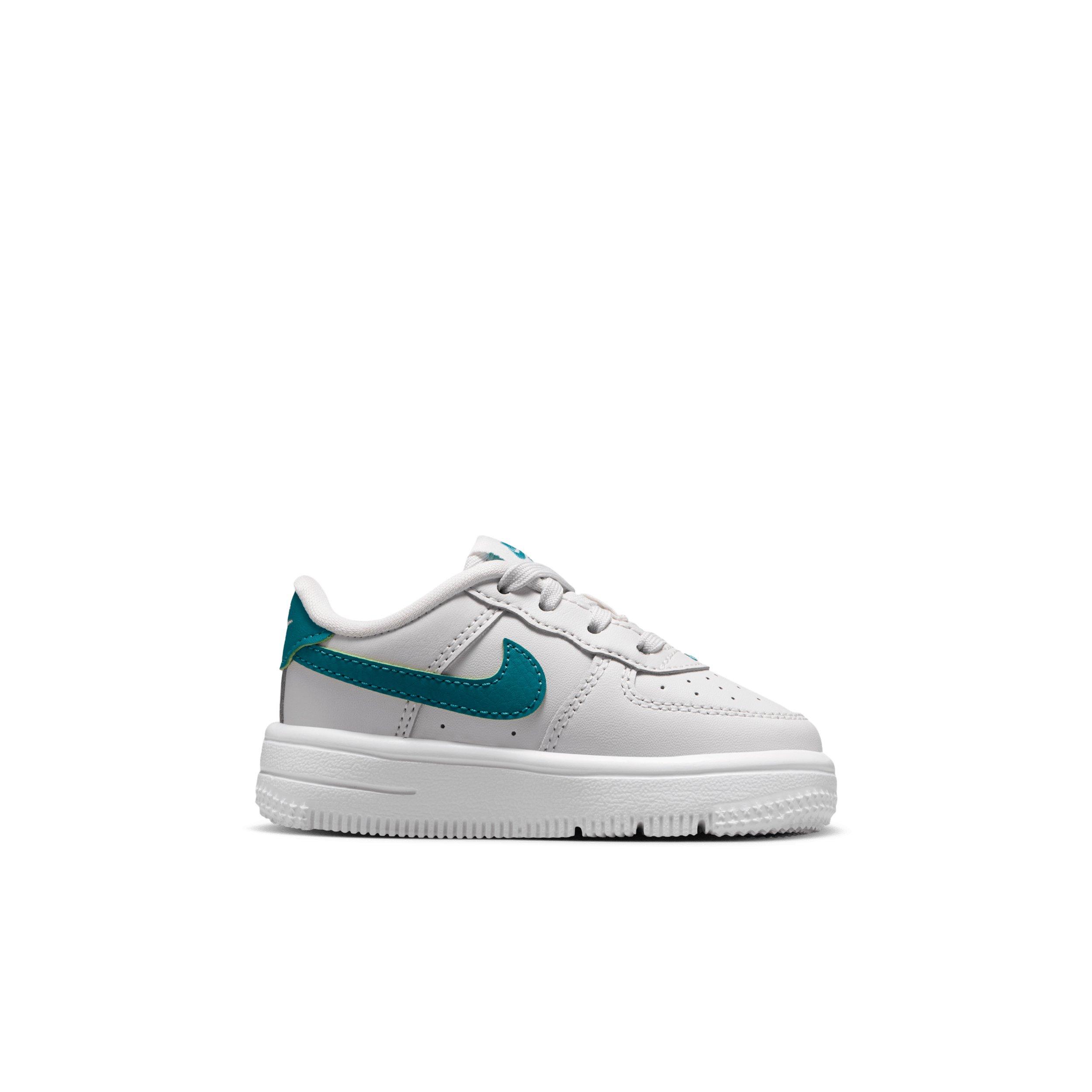 Nike Air Force 1 "Sail/Sesame/Bleached Turquoise/Multi-Color" Infant Boys' Shoe - SAIL/SESAME/TURQUISE/MULTI COLOR
